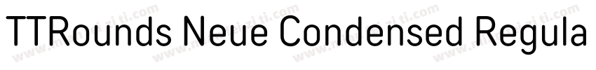 TTRounds Neue Condensed Regular字体转换